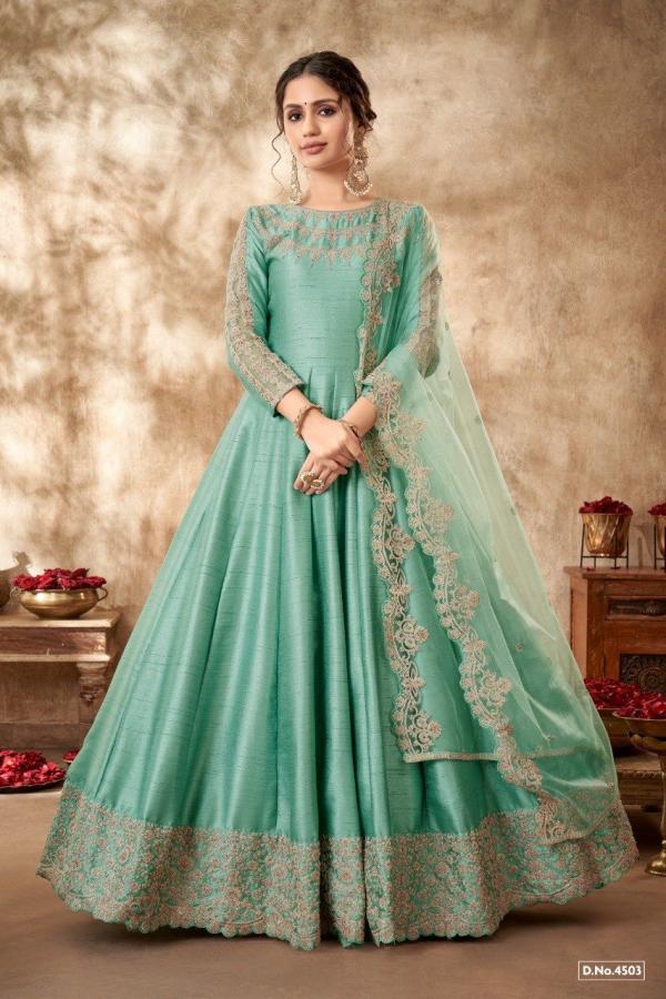 Aanaya 145 Silk Exclusive Wear Designer Salwar Suits Collection